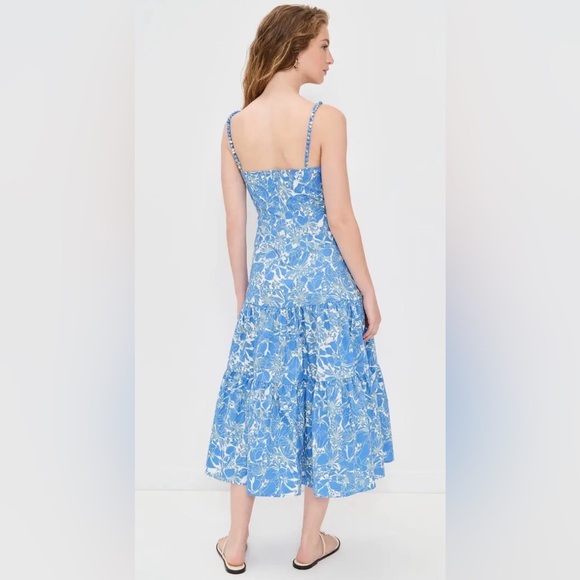 NWT O.P.T Dagney Cotton Midi Dress, Size 8 - Picture 4 of 16